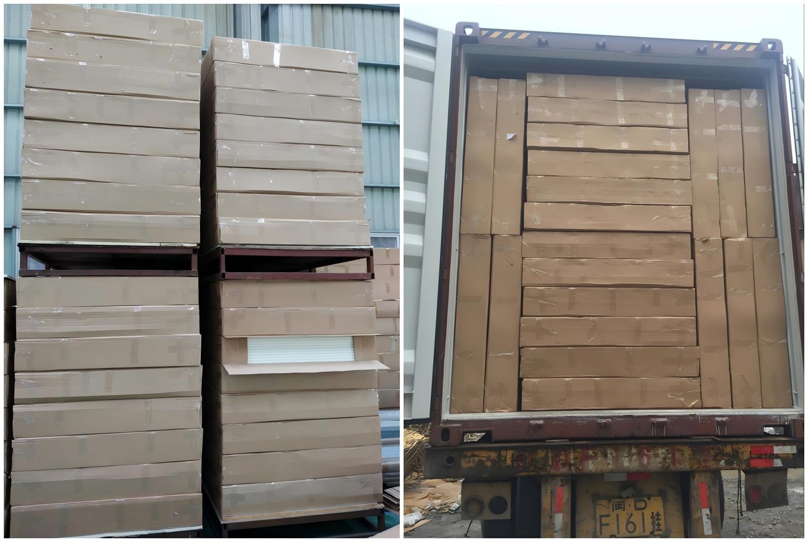 Packing of Pre-insulated Duct Panels Packing of Pre-insulated Duct Panels